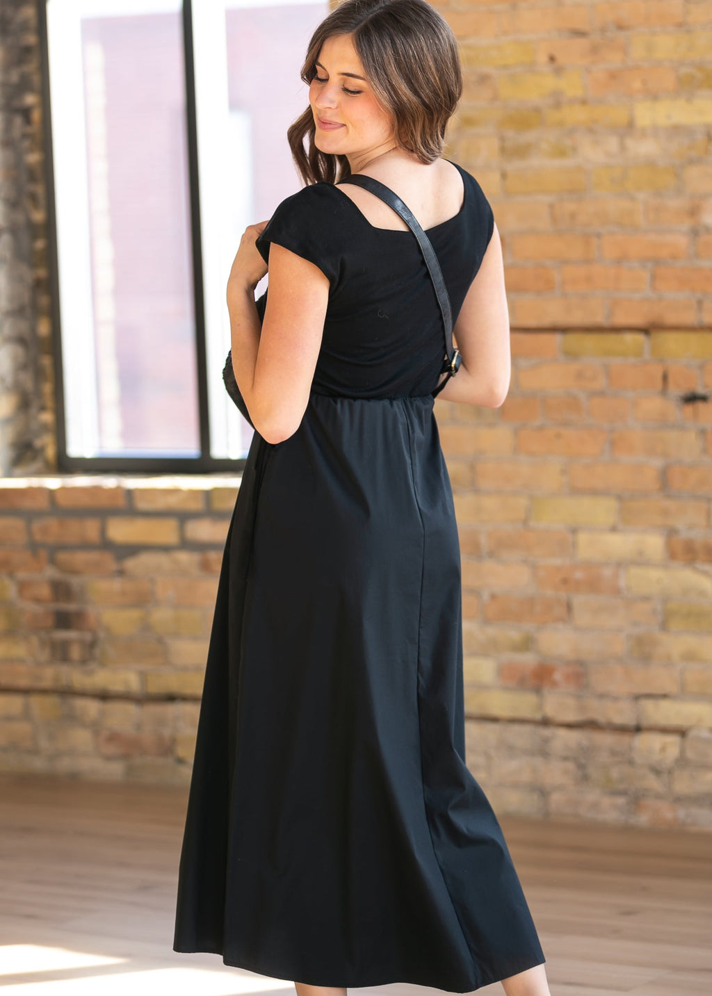 Eleanor Black A-line Maxi Dress - FINAL SALE