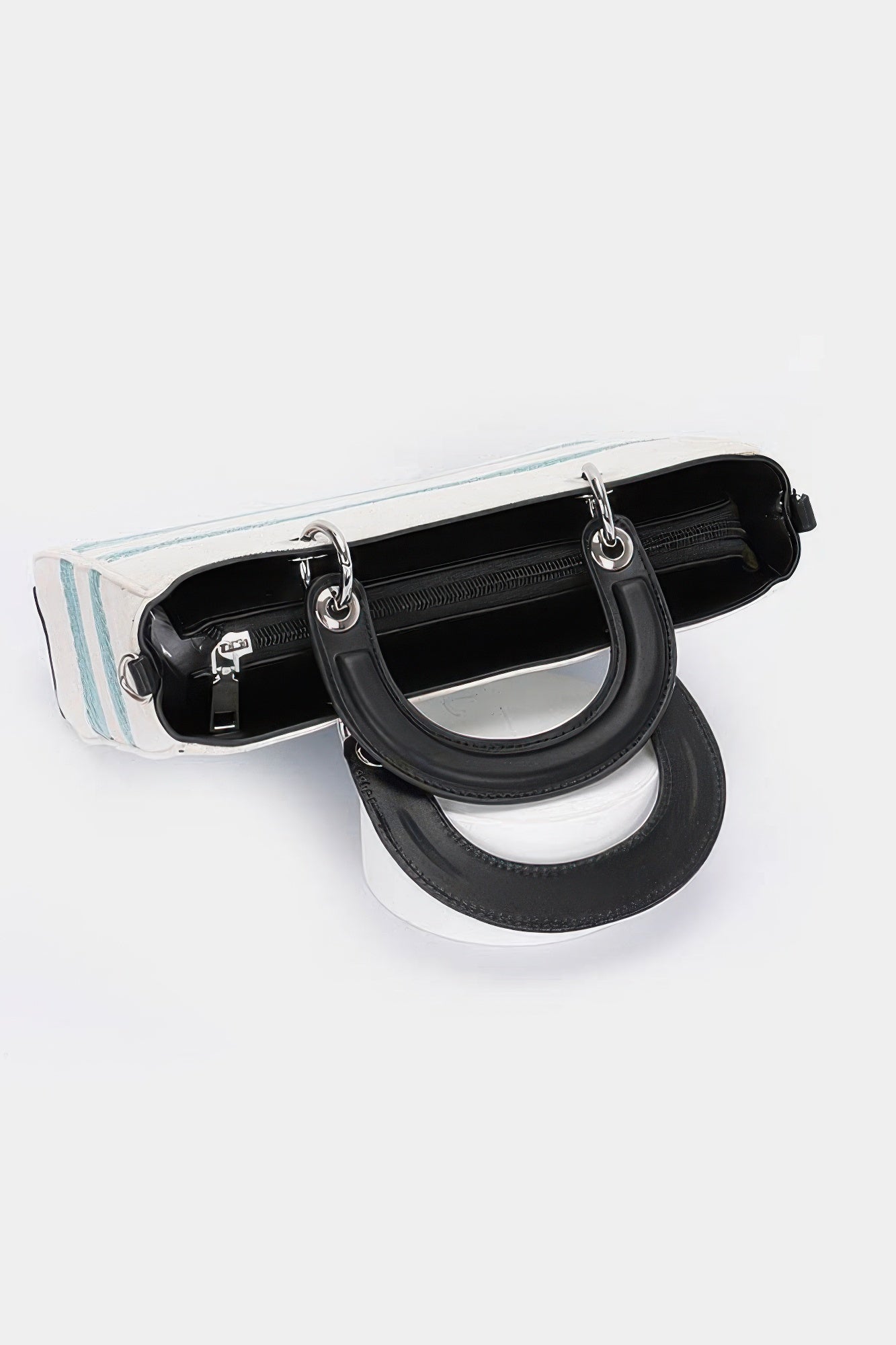 Embroidery Faux Leather Tote Bag - Tigbul's Variety Fashion Shop