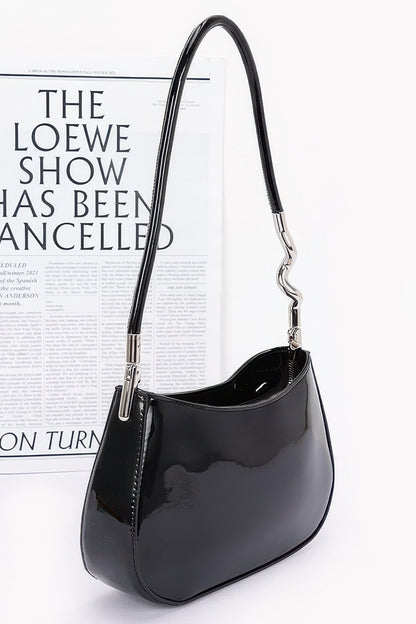 Enamel Shoulder Bag - Tigbul's Variety Fashion Shop