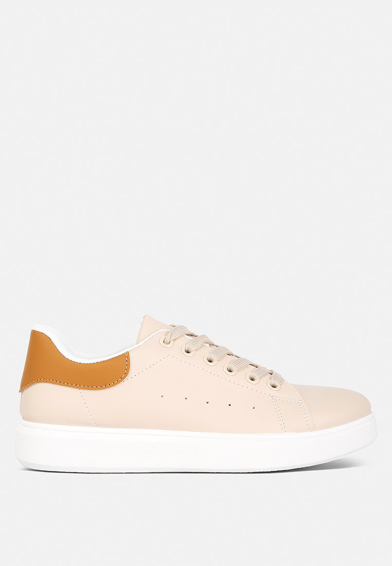 Enora Comfortable Lace Up Sneakers - Tigbul's Variety Fashion Shop