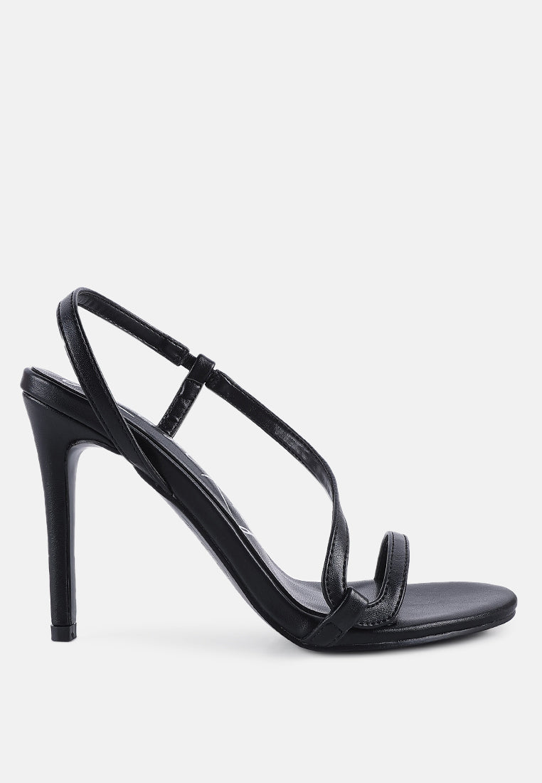 Epoque Heeled Strappy Slingback Sandals - Tigbul's Variety Fashion Shop