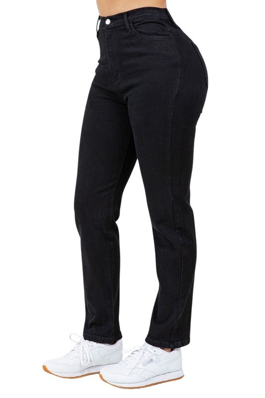 Essential High-Waisted Mom Jeans - Tigbul's Variety Fashion Shop