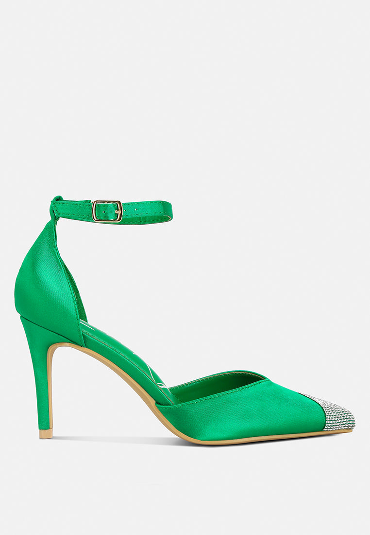 Everalda Toe Cap Embellished Sandals - Tigbul's Variety Fashion Shop