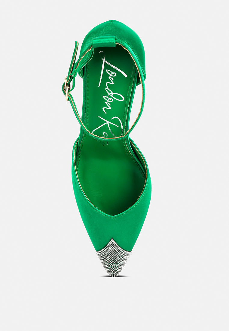 Everalda Toe Cap Embellished Sandals - Tigbul's Variety Fashion Shop