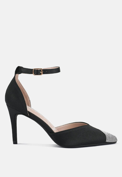 Everalda Toe Cap Embellished Sandals - Tigbul's Variety Fashion Shop