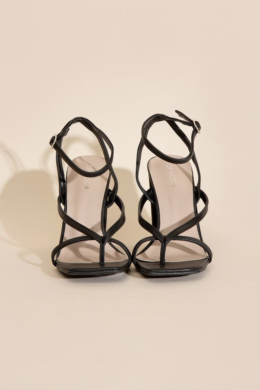 NILE-5 Thong Strappy Heels - Tigbuls Variety Fashion