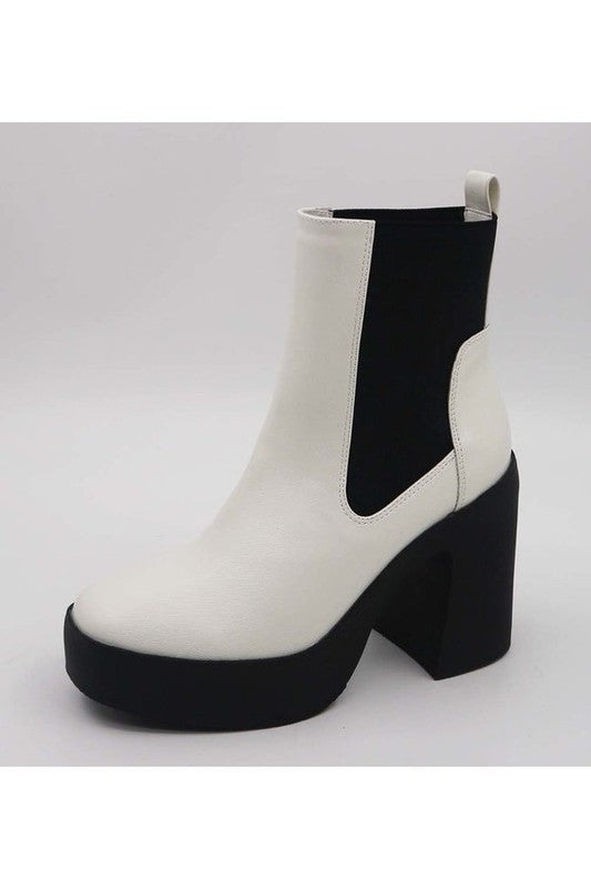 platform chuncky heel bootie - Tigbuls Variety Fashion