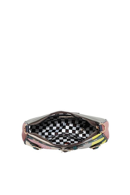 Nicole Lee USA Crescent Shaped Crossbody Bag - Tigbul's Variety Fashion Shop