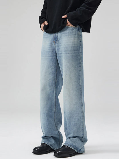 Men's Full Size Wide Leg Jeans Plus Size - Tigbul's Variety Fashion Shop