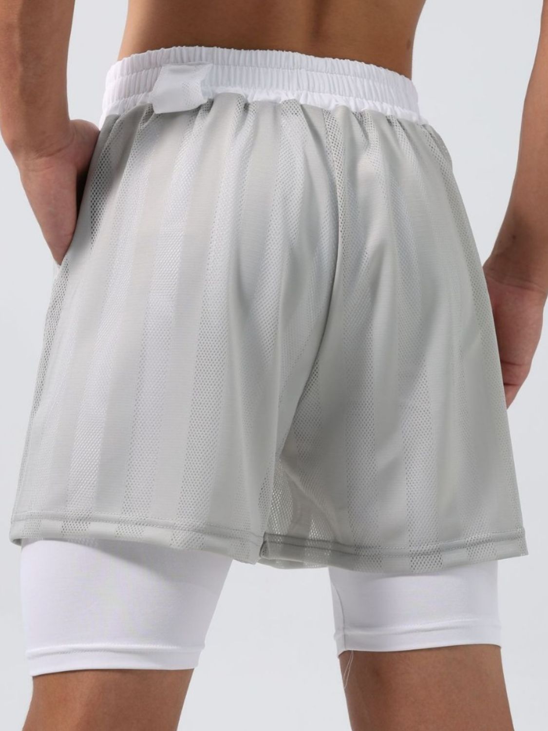 Men's Plus Size Elastic Waist Shorts - Tigbul's Variety Fashion Shop