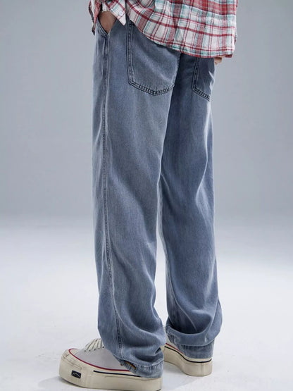 Men's Wide Leg Relaxed Fit Jeans - Tigbul's Variety Fashion Shop