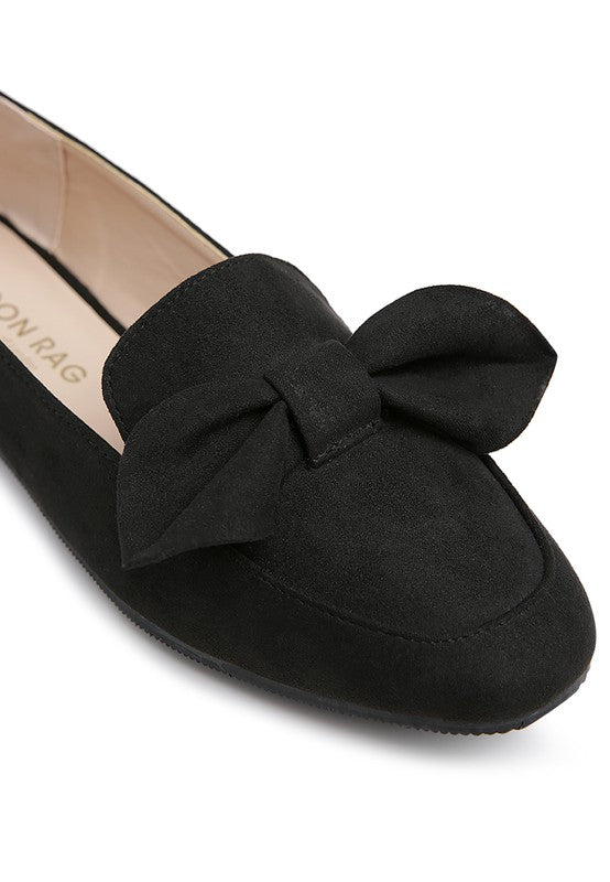 REMEE Front Bow Loafers - Tigbuls Variety Fashion