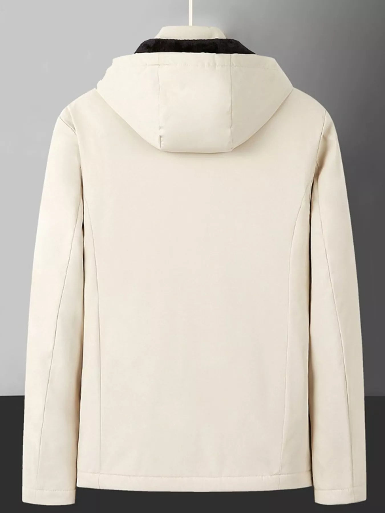 Men's Plus Size Warm Fleece Lined Hooded Winter Coat | Tigbuls