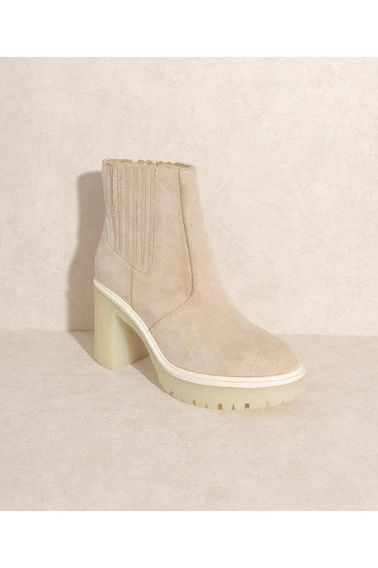 Platform Paneled Boots - Tigbuls Variety Fashion