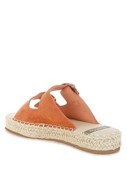 Kuopa Genuine Soft Leather Espadrille Flatform - Tigbul's Variety Fashion Shop