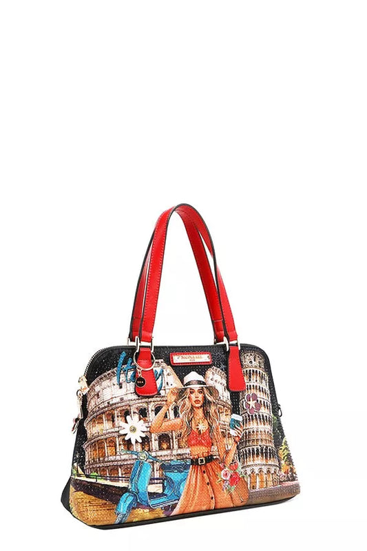 Nicole Lee USA Martha Travels Italy - Dome Satchel - Tigbul's Variety Fashion Shop
