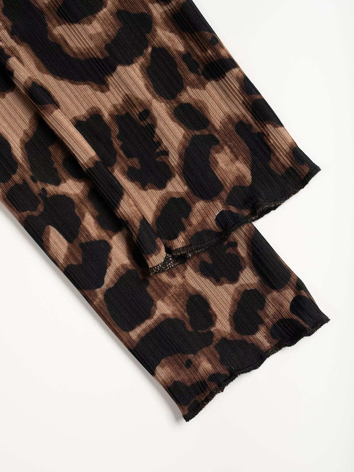 Leopard Print Button-Down Top - Tigbul's Variety Fashion Shop