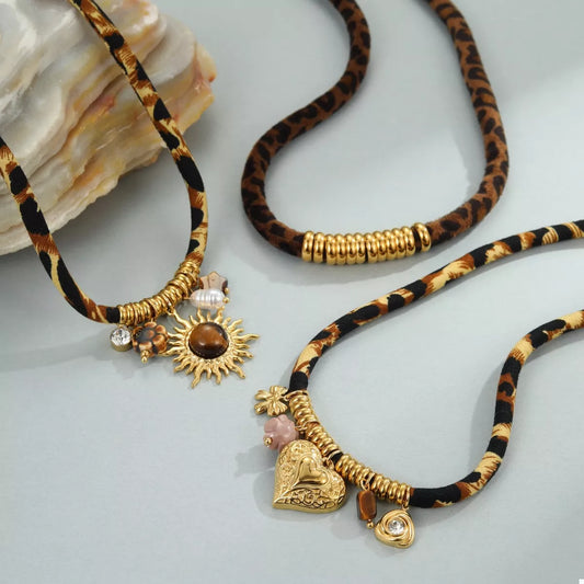 Leopard 18K Gold-Plated Necklace - Tigbul's Variety Fashion Shop