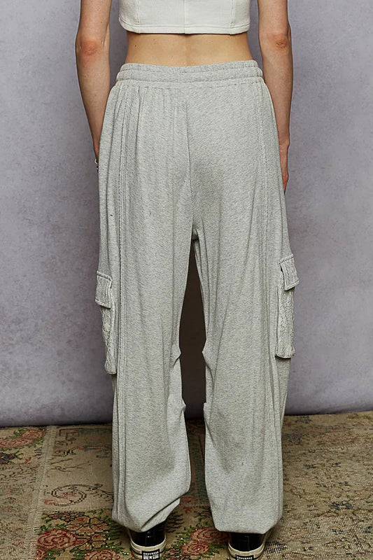 POL Drawstring Lace Cargo Pocketed Joggers - Tigbul's Variety Fashion Shop