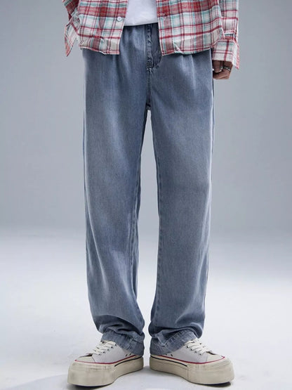 Men's Wide Leg Relaxed Fit Jeans - Tigbul's Variety Fashion Shop