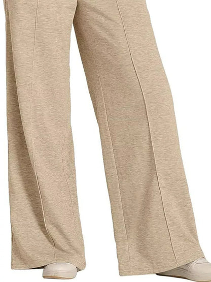 Wide Leg Drawstring Pants - Tigbul's Variety Fashion Shop