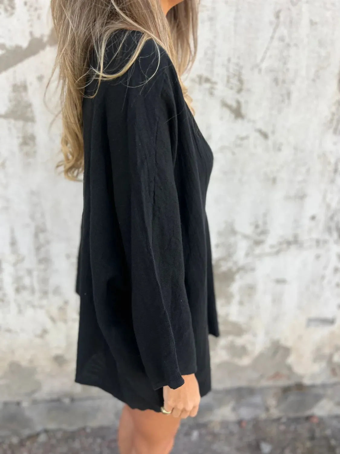 Full Size One Button Long Sleeve Shirt - Tigbul's Variety Fashion Shop