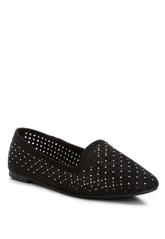 Gordon Perforated Ballerinas - Tigbuls Variety Fashion