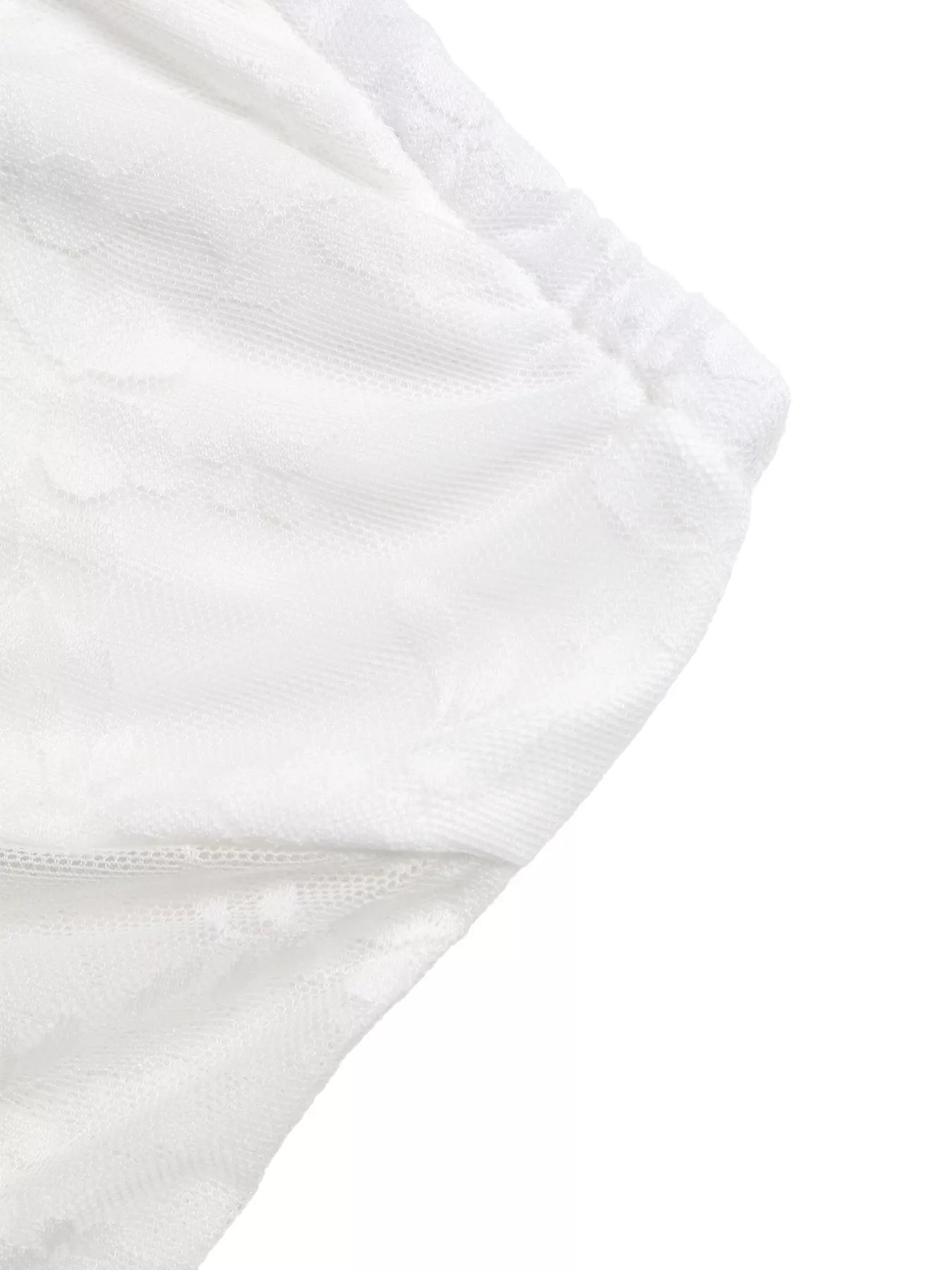 Ruched Lace Tube Top - Tigbul's Variety Fashion Shop
