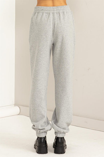 High-Waisted Pintuck Sweatpants - Tigbuls Variety Fashion