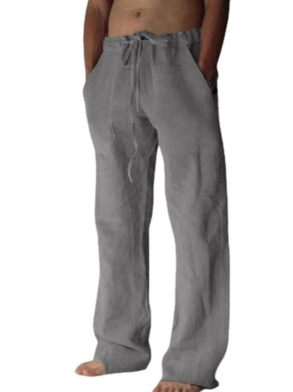 Men's Plus Size Drawstring Loose Fit Pants - Tigbul's Variety Fashion Shop