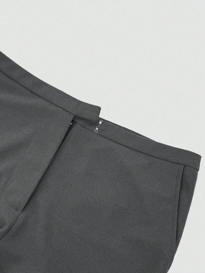 High Waist Flare Leg Trousers - Tigbul's Variety Fashion Shop