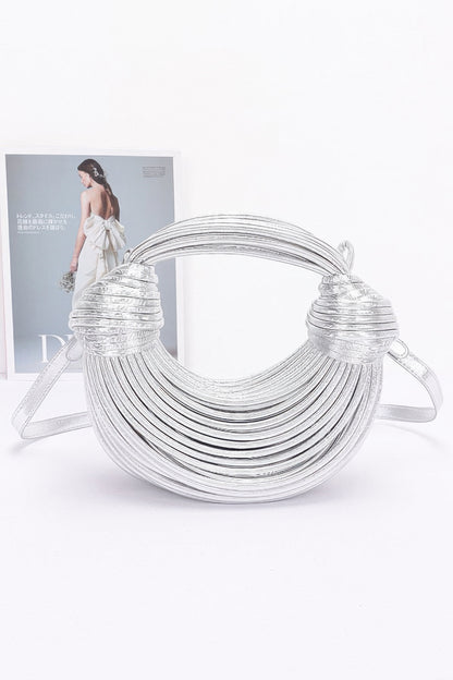 Faux Leather Rope Hobo Bag - Tigbul's Variety Fashion Shop