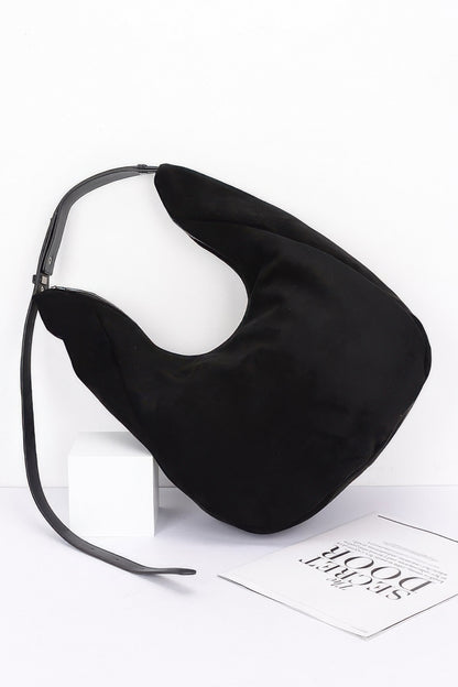 Faux Suede Bindle Bag - Tigbul's Variety Fashion Shop