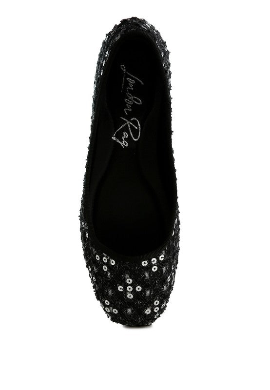 Sujet Sequin Ballet Flats - Tigbul's Variety Fashion Shop