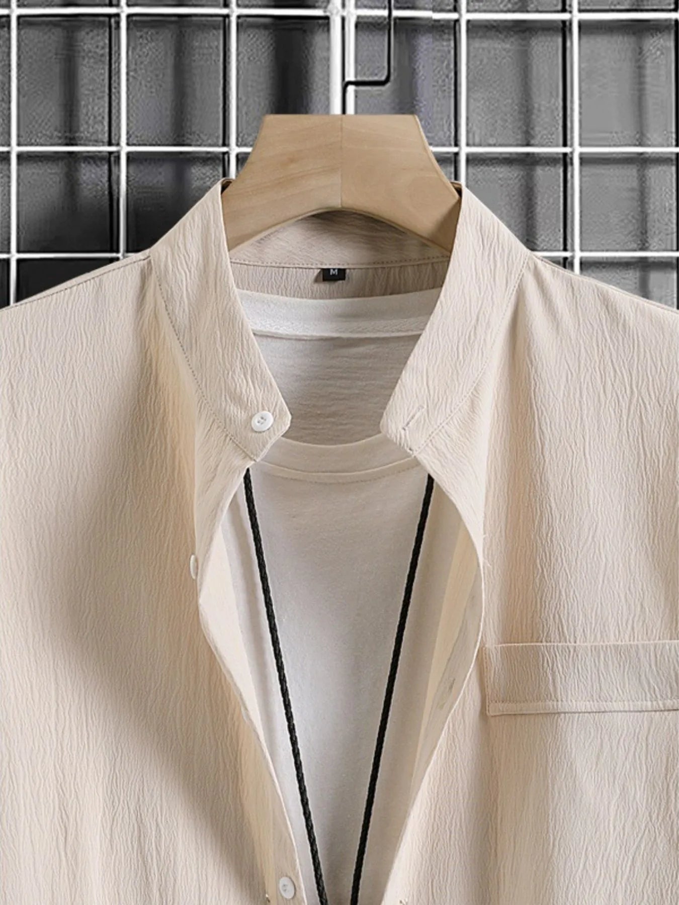 Men's Button Up Short Sleeve Shirt - Tigbul's Variety Fashion Shop