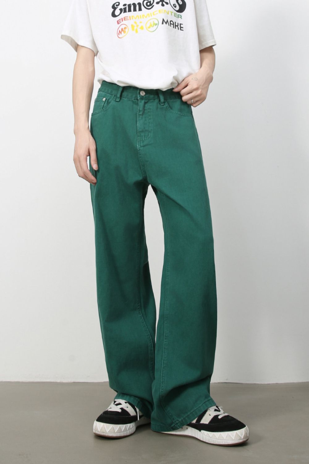 Men's Baggy Jeans with Pockets - Tigbul's Variety Fashion Shop
