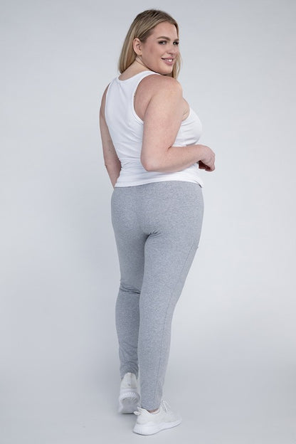 Plus Everyday Leggings with Pockets - Tigbuls Variety Fashion