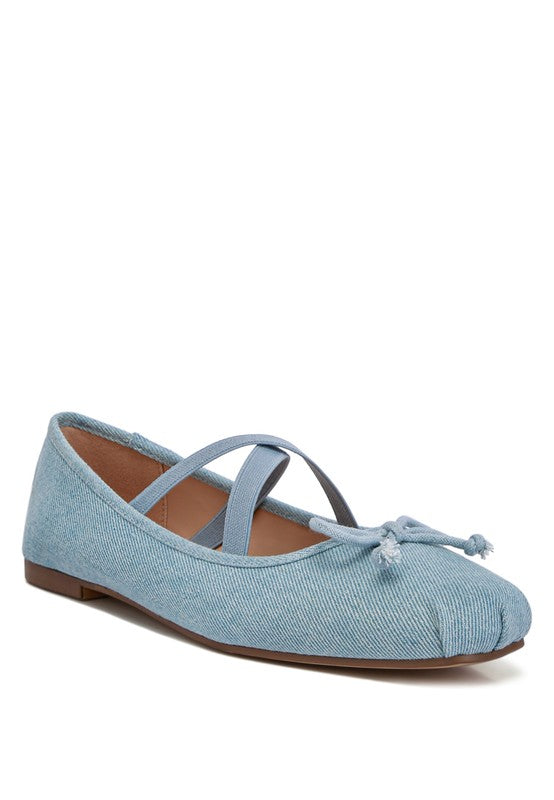 Arimer Criss Cross Strap Ballet Flats - Tigbuls Variety Fashion