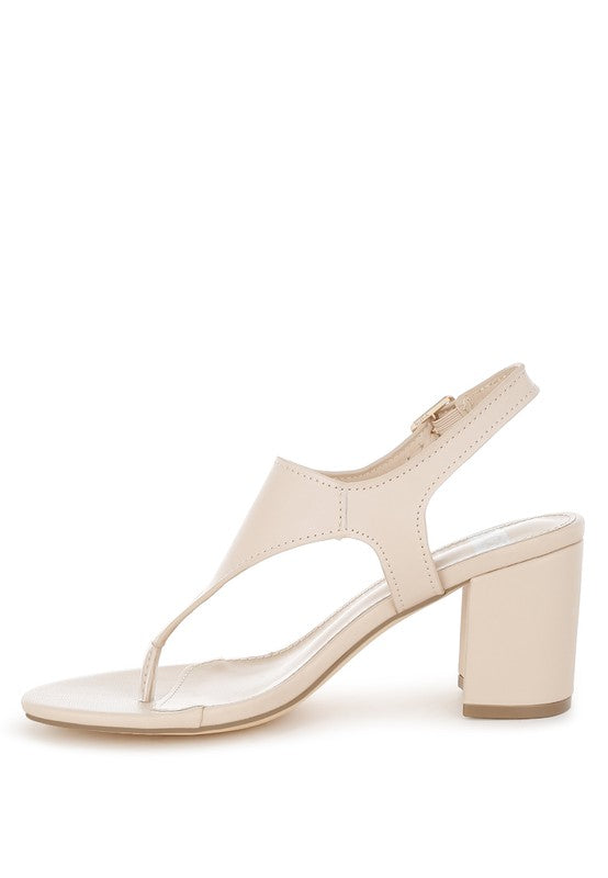 Ann Real Leather Thong Toe Sandals - Tigbul's Variety Fashion Shop