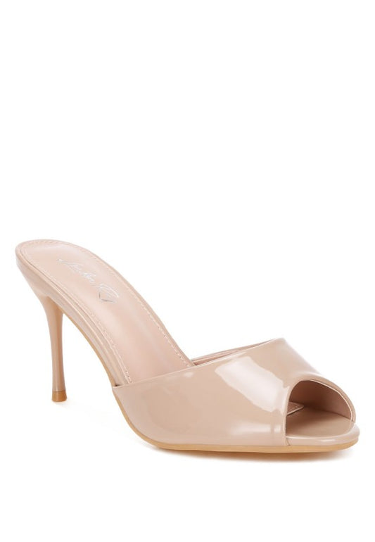 Lilith Peep Toe Stiletto Heel Sandals - Tigbul's Variety Fashion Shop