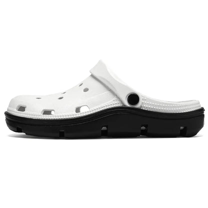 Men's Contrast Platform Breathable Sandals - Tigbul's Variety Fashion Shop