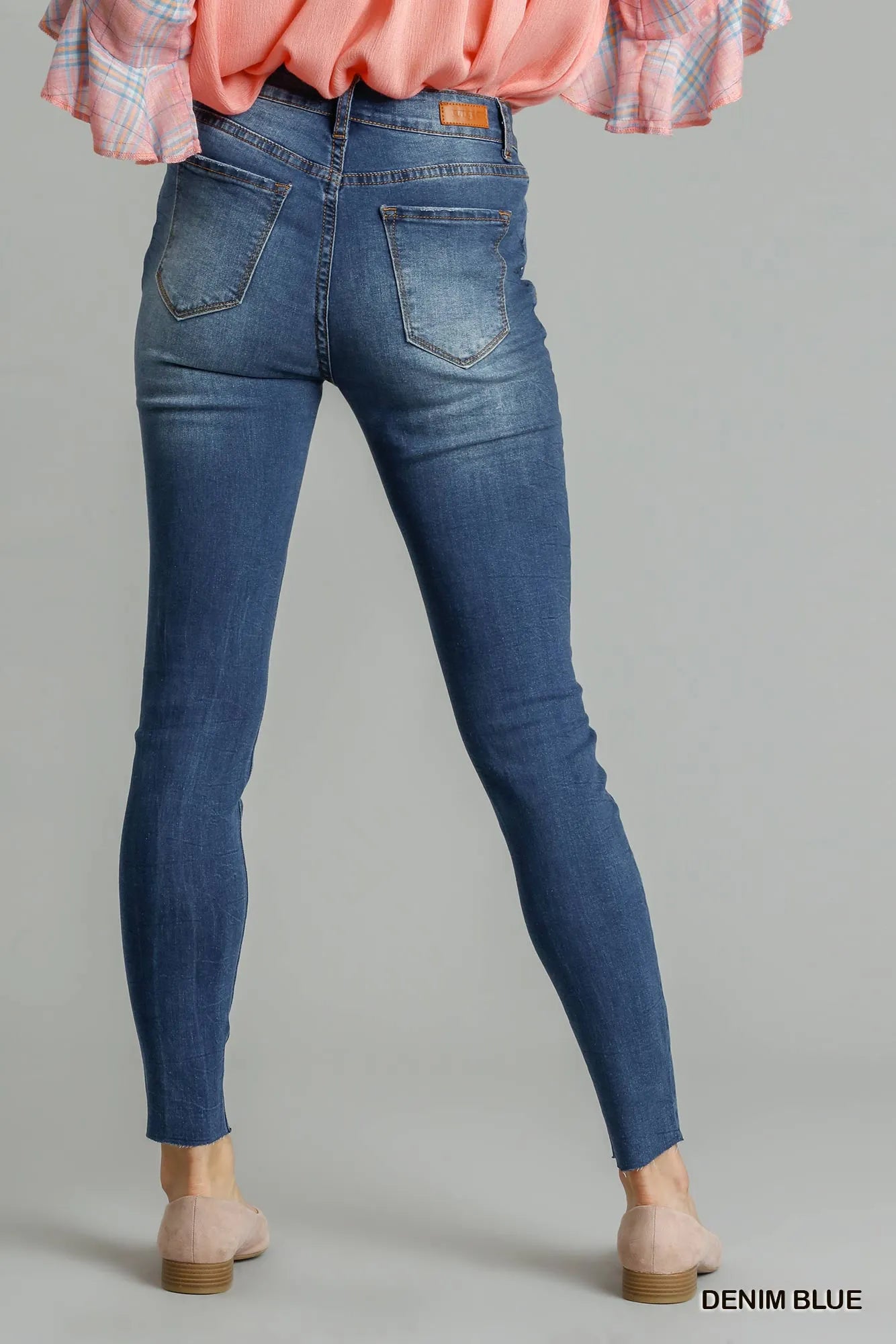 Umgee Distressed Skinny Jeans with Pockets - Tigbul's Variety Fashion Shop