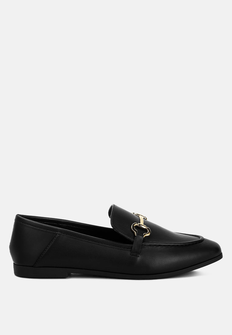 Finola Horsebit Embellished Loafers - Tigbul's Variety Fashion Shop