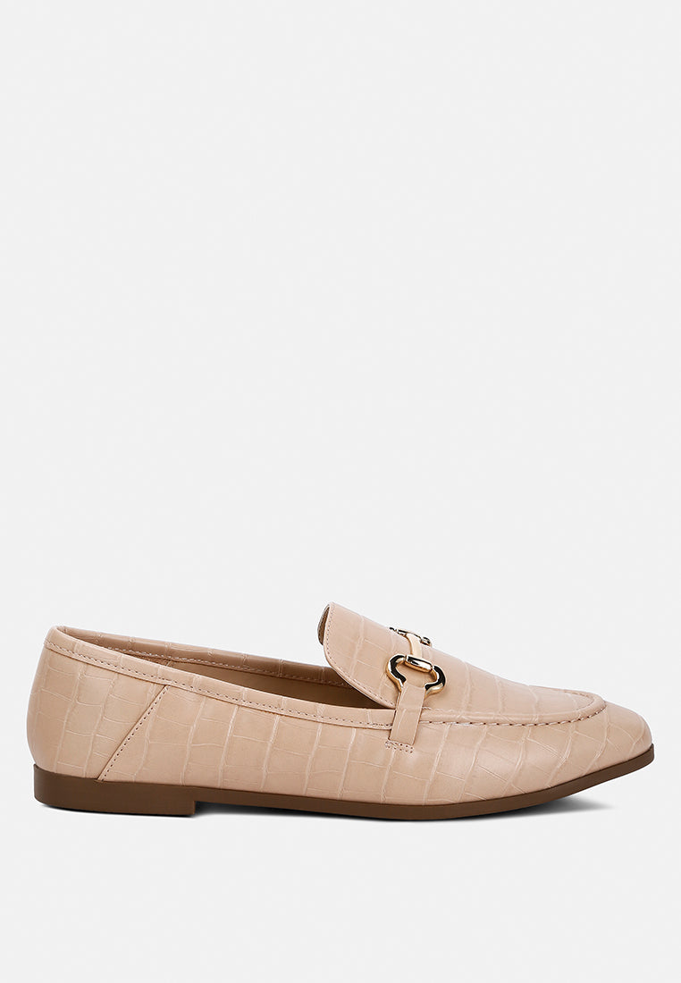 Finola Horsebit Embellished Loafers - Tigbul's Variety Fashion Shop