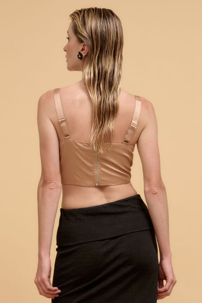 Floral sequins straight neck crop top - Tigbul's Variety Fashion Shop