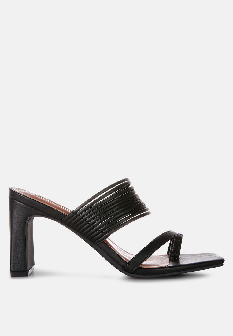Follow Me Mid Block Heel Sandals - Tigbul's Variety Fashion Shop