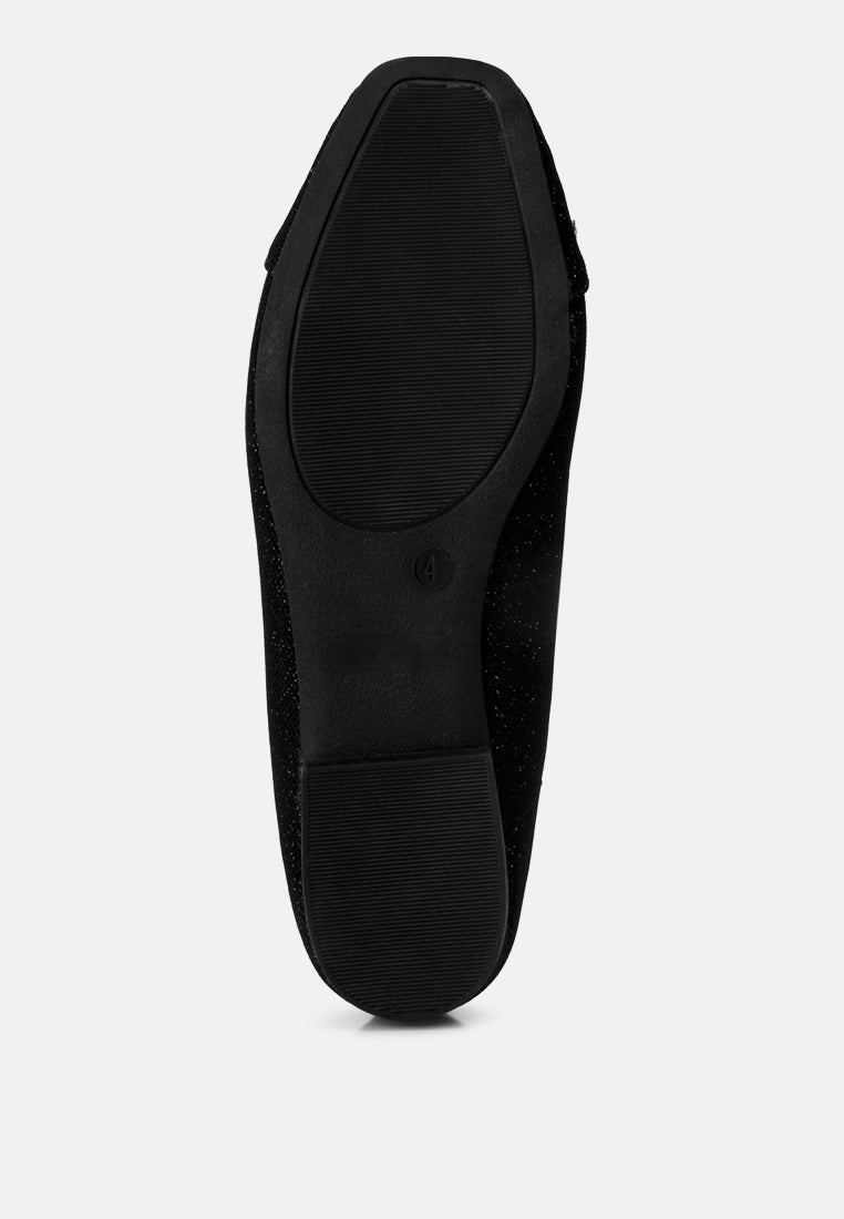 Gizeh Women Rhinestone Embellished Ballerinas - Tigbul's Variety Fashion Shop