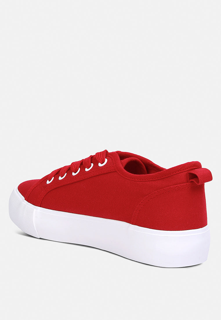 Glam Doll Casual Flatform Sneakers - Tigbul's Variety Fashion Shop