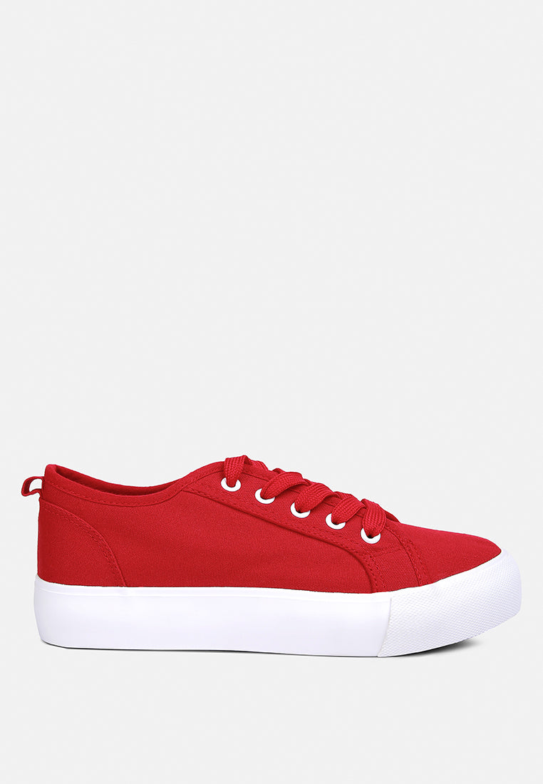 Glam Doll Casual Flatform Sneakers - Tigbul's Variety Fashion Shop