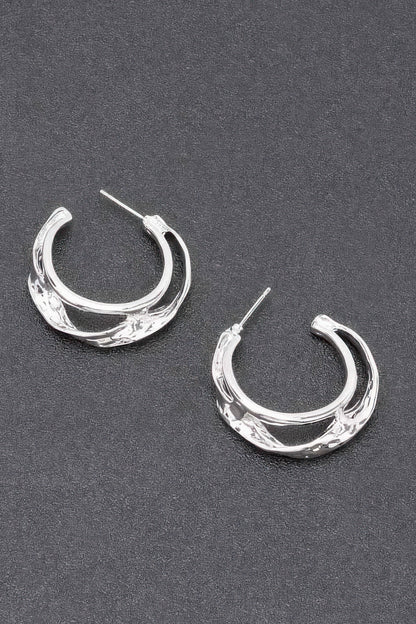 Gold Plated Metal Earring - Tigbul's Variety Fashion Shop